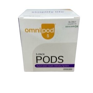 New Omnipod 5 Qty 5/Box of Omnipod